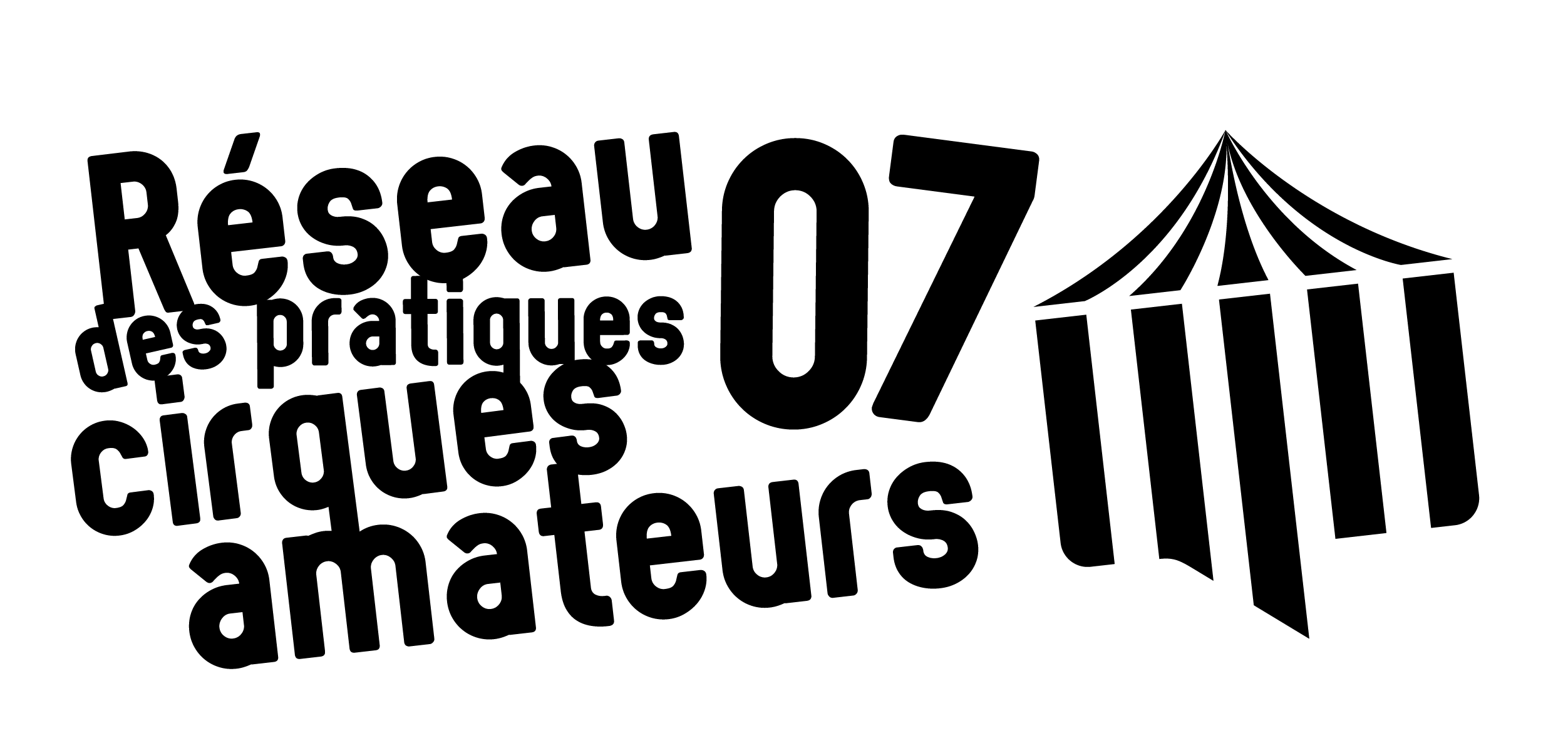 Logo Réseau départemental des pratiques cirque amateur 07