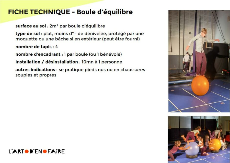 fiches techniques boule