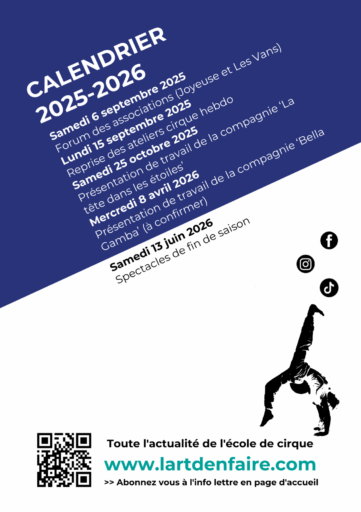 calendrier 2025-2026