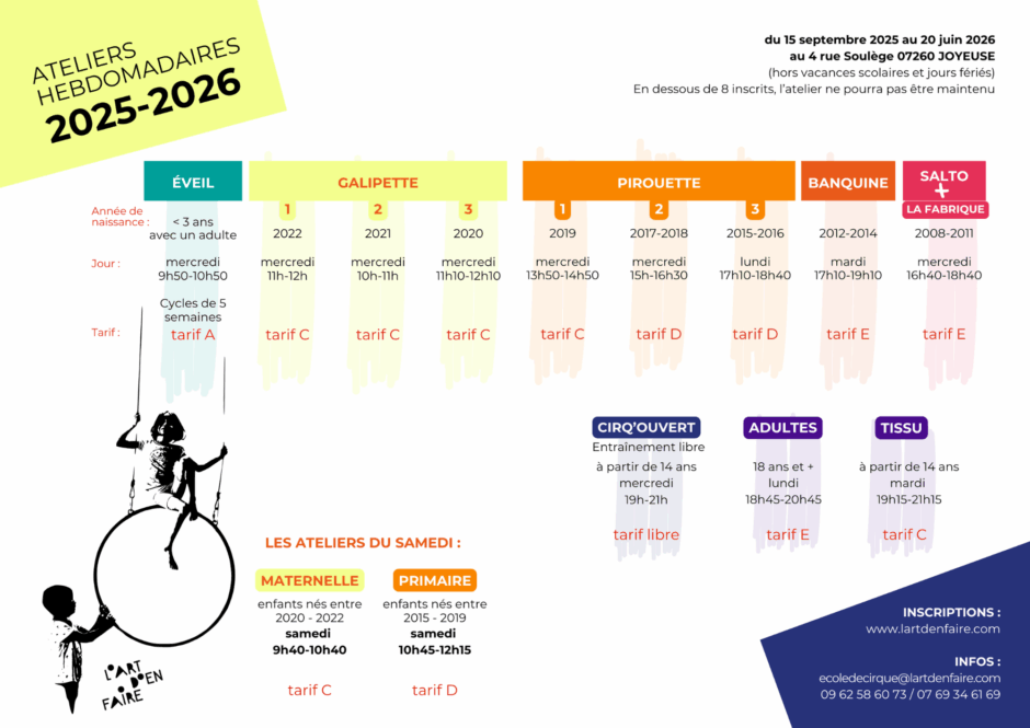 ateliers cirque 2025-2026