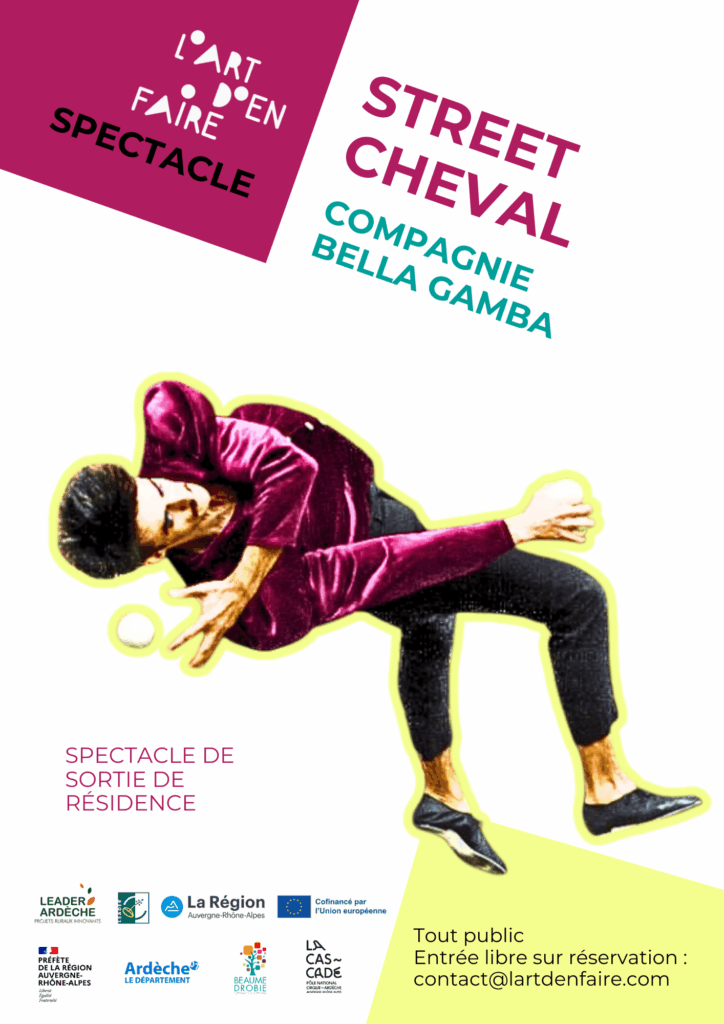 sorties de résidence Street cheval par Emmanuel Ritoux (Cie Bella Gamba)