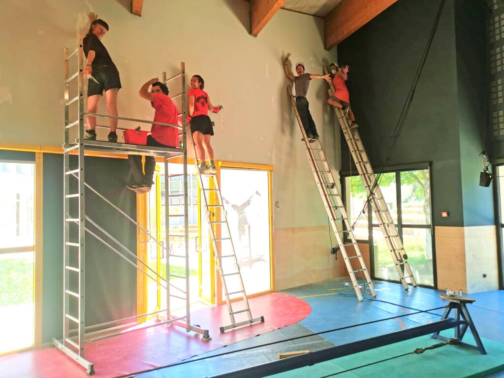 chantier bénévole à l'art d'en faire