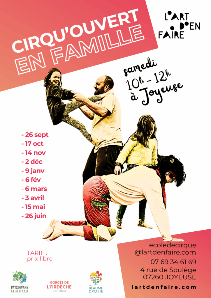 atelier cirque en famille